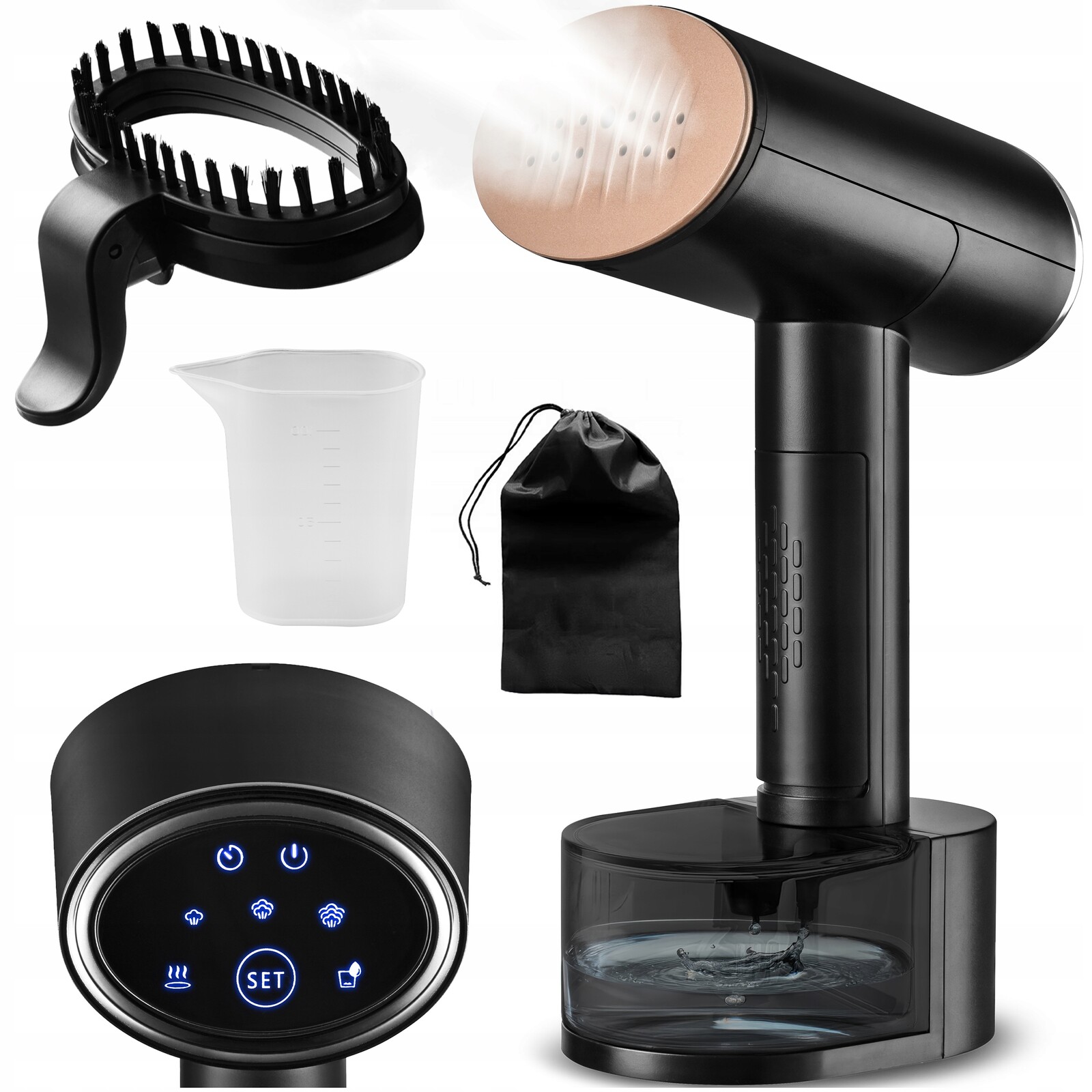 Napařovač Oděvů Žehlička Steamer Sada Klipů Pouzdro 2000 W