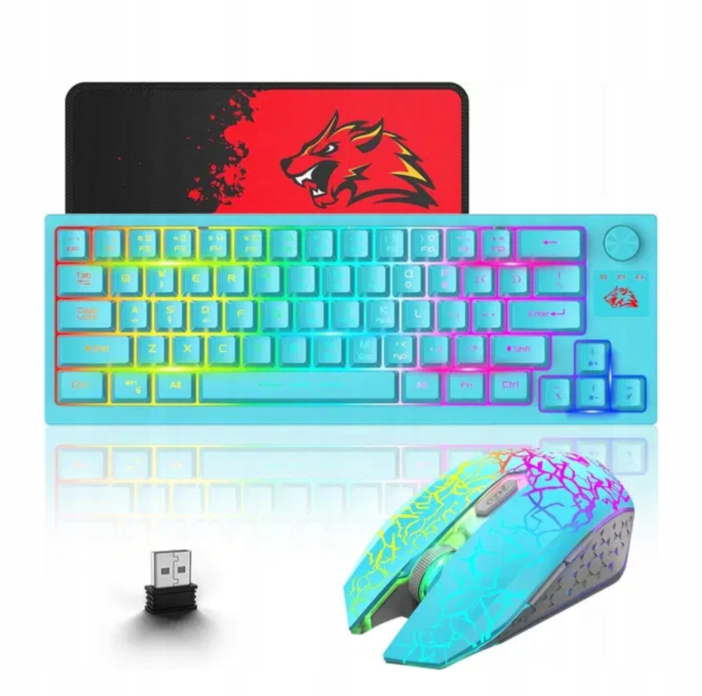 Bezvodová Sada Klávesnice Myš Ziyou Lang T50