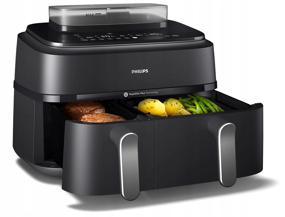 Fritéza bez tuku Airfryer Philips 9L 2300 NA551 Vaření V Páře