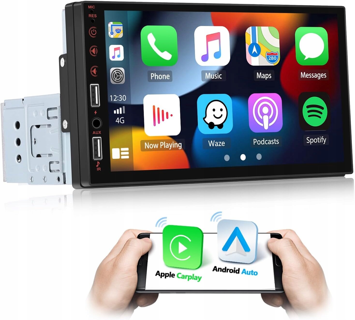 1 Din autorádio s bezdrátovým systémem Android