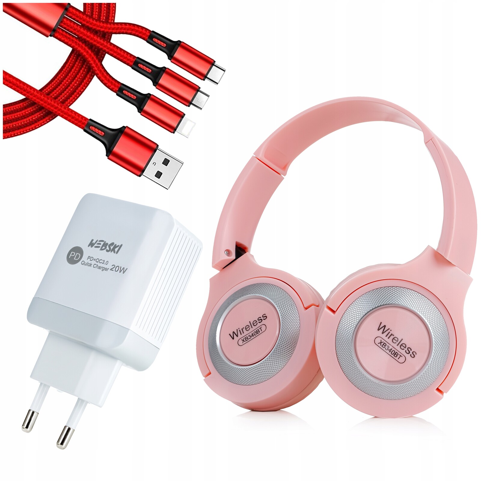 Skládací Bezdrátová Sluchátka Do Uší S CD Rádiem