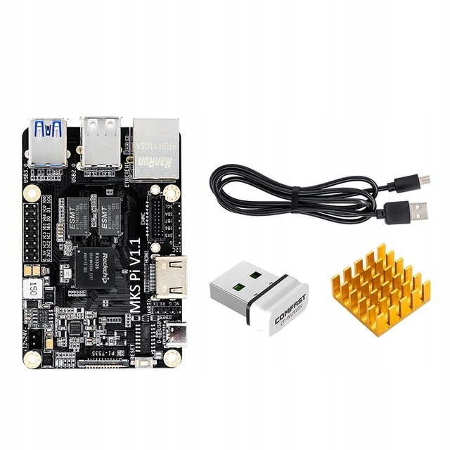 Deska Makerbase Mks Pi DC12/24V Rasberry Pi 64bitový procesor