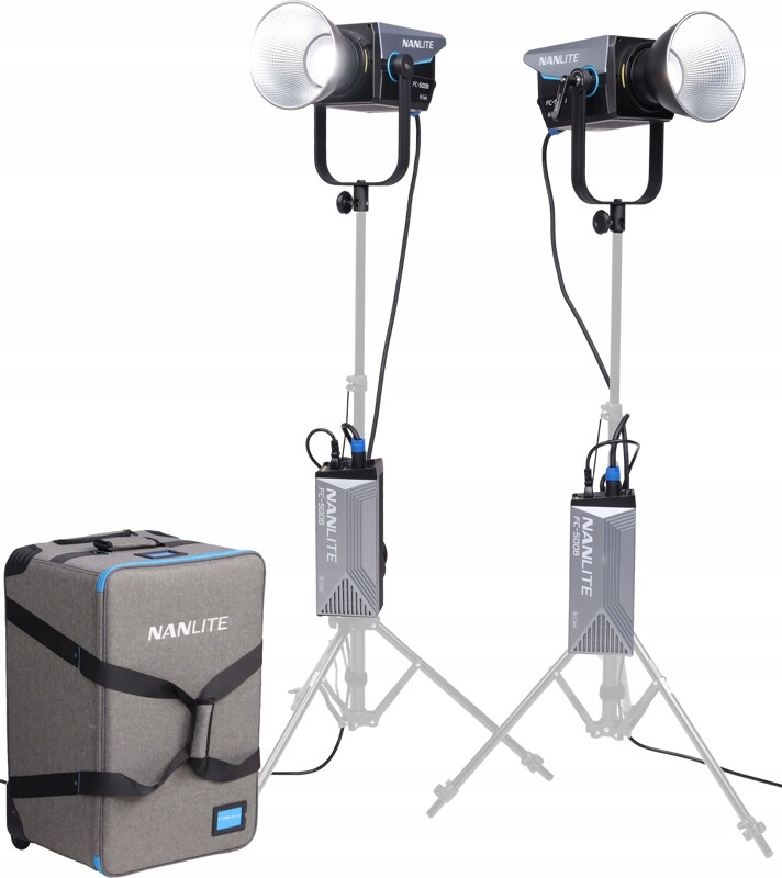 Sada Lampa Nanlite FC-500B 2x Softboxy 60x90 2x Taška Pouze Kurýr!