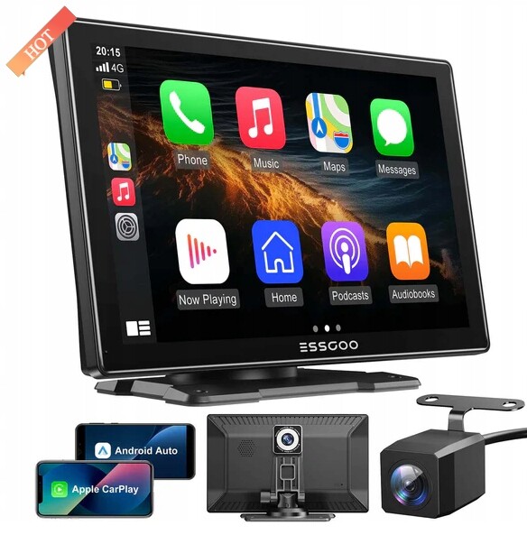 Automobilová Obrazovka Carplay 991SCP 9PALCOVÝ Bluetooth Fm Tf 64 Gb, Aux