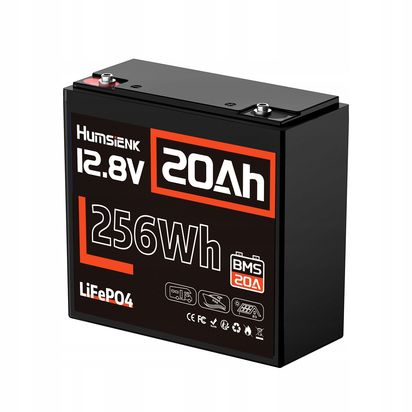 Akumulátor LiFePO4 12V 20Ah S Bms – Monitorování, Karavan, Nouzové Napájení