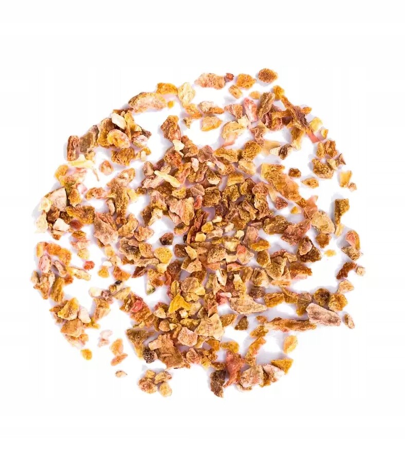 Granátové jablko slupka sušená řezaná 1-4 mm 5 kg sušená granátová barva s přídavkem nálevu