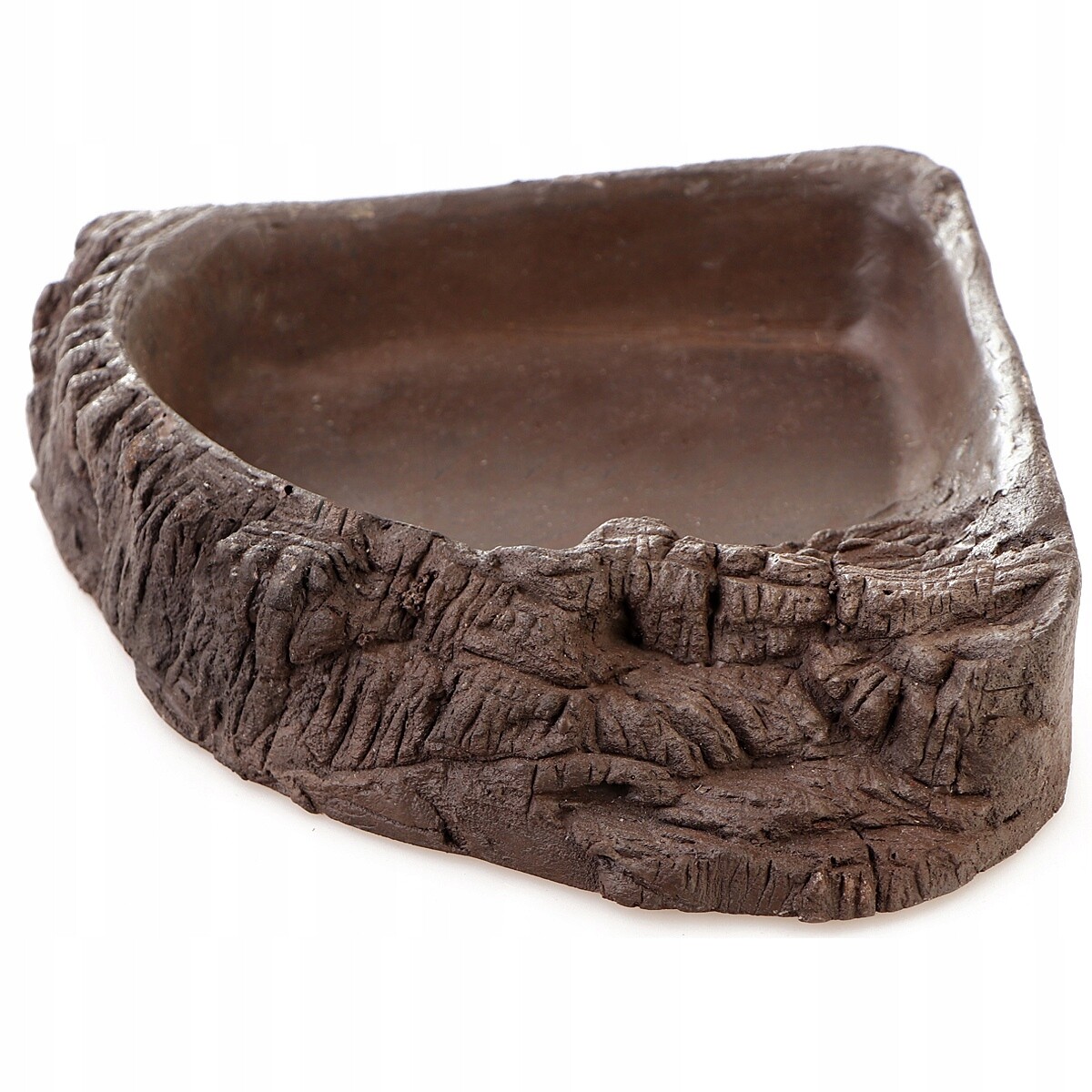 Rohová Miska Na Vodu Krmivo Do Tropického Terária Imitace Kmene