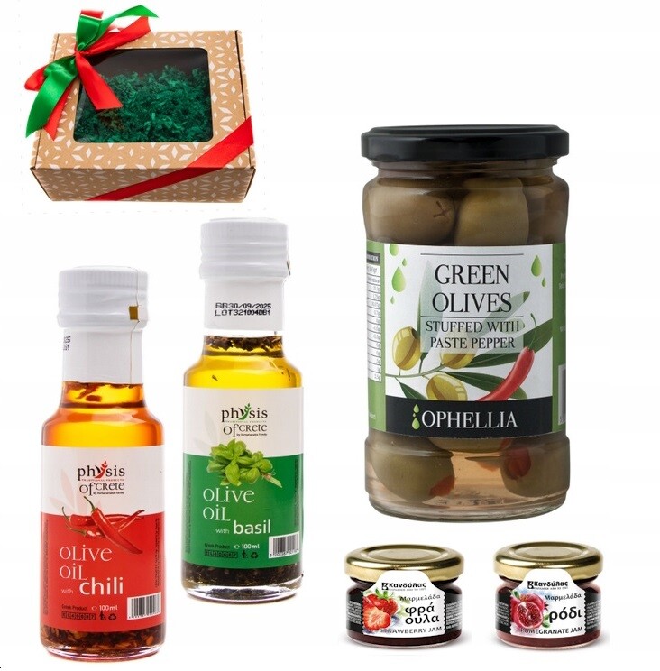 Dárková Sada na jmeniny pro zaměstnance pro tety Produkty z Řecka