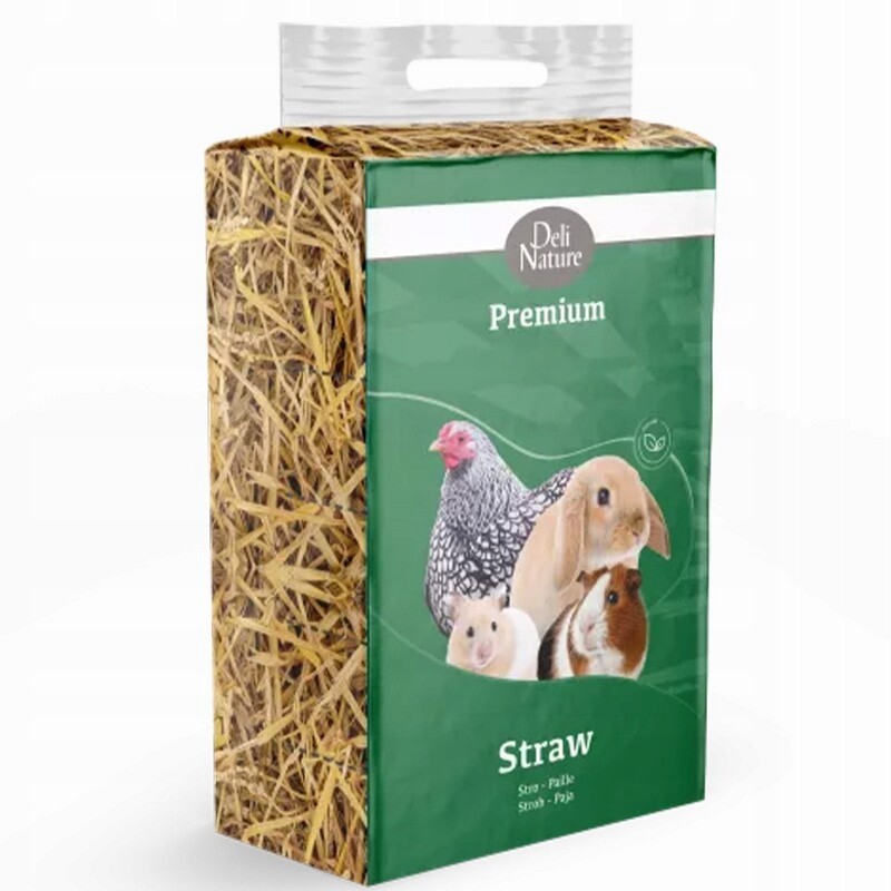 Deli Nature Premium Straw Pre-Cut – prémiová řezaná sláma 5 kg