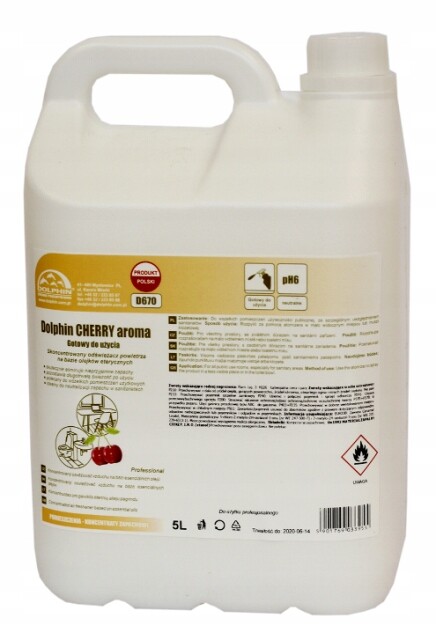 Cherry Aroma Osvěžovač Vzduchu 5 Litrů,dolfín