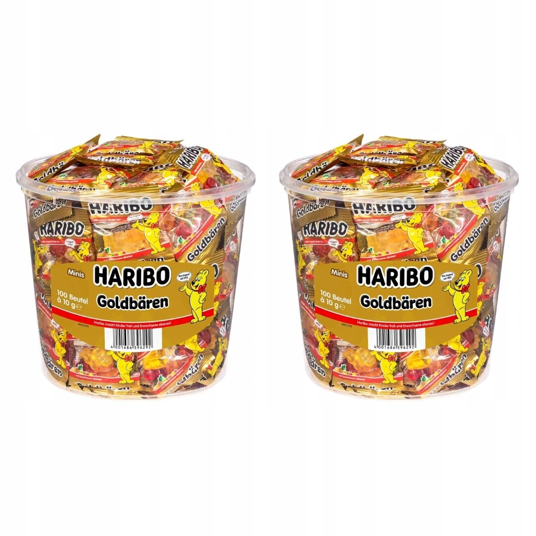 Želé Bonbony Goldbaren mini 200ks 2x1kg Haribo