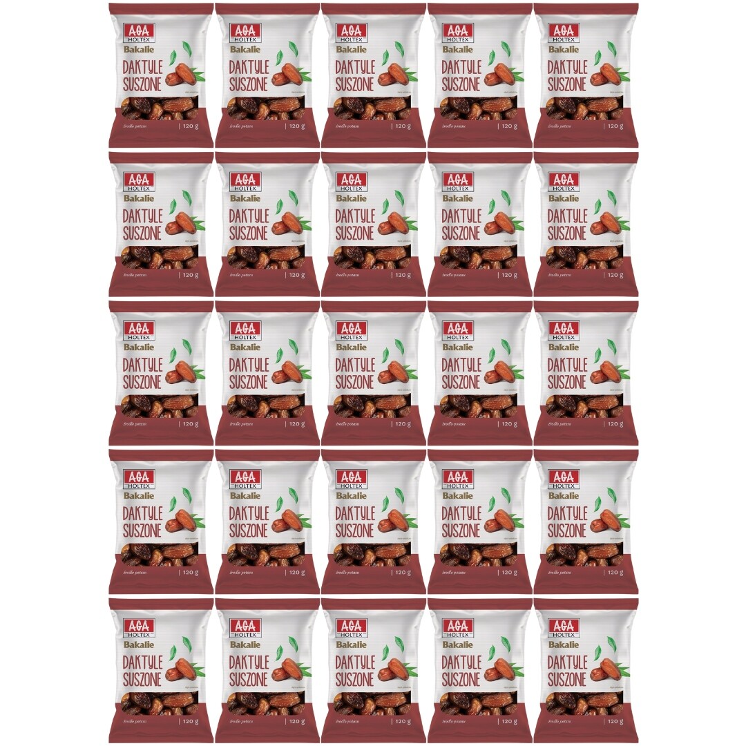 Aga Holtex Sušené datle 120 g Bakalie x 20 kusů