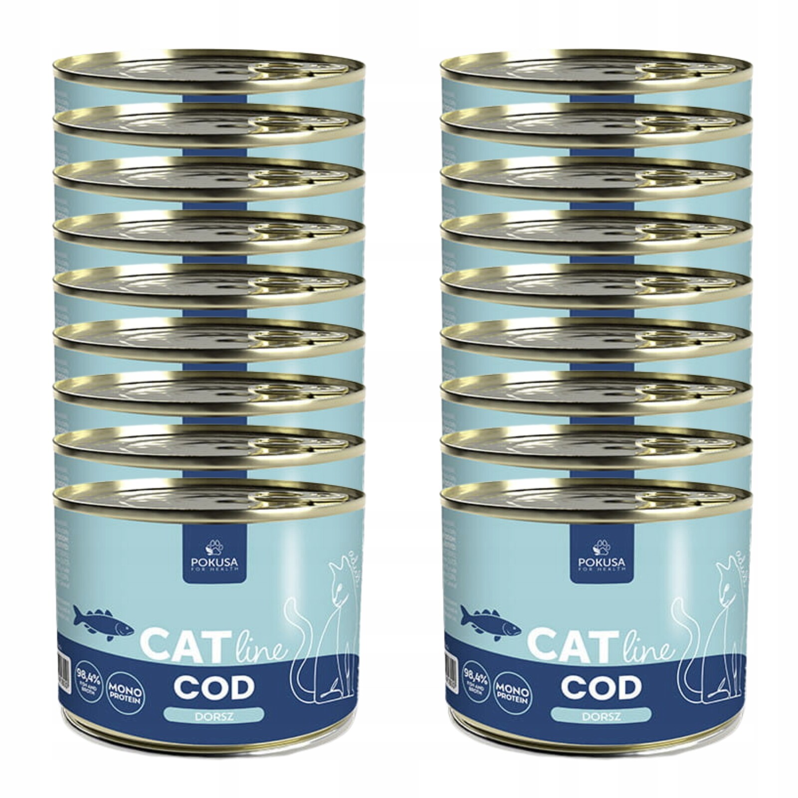 Pokusa CatLine krmivo pro kočky Příčesek 18x200g Set