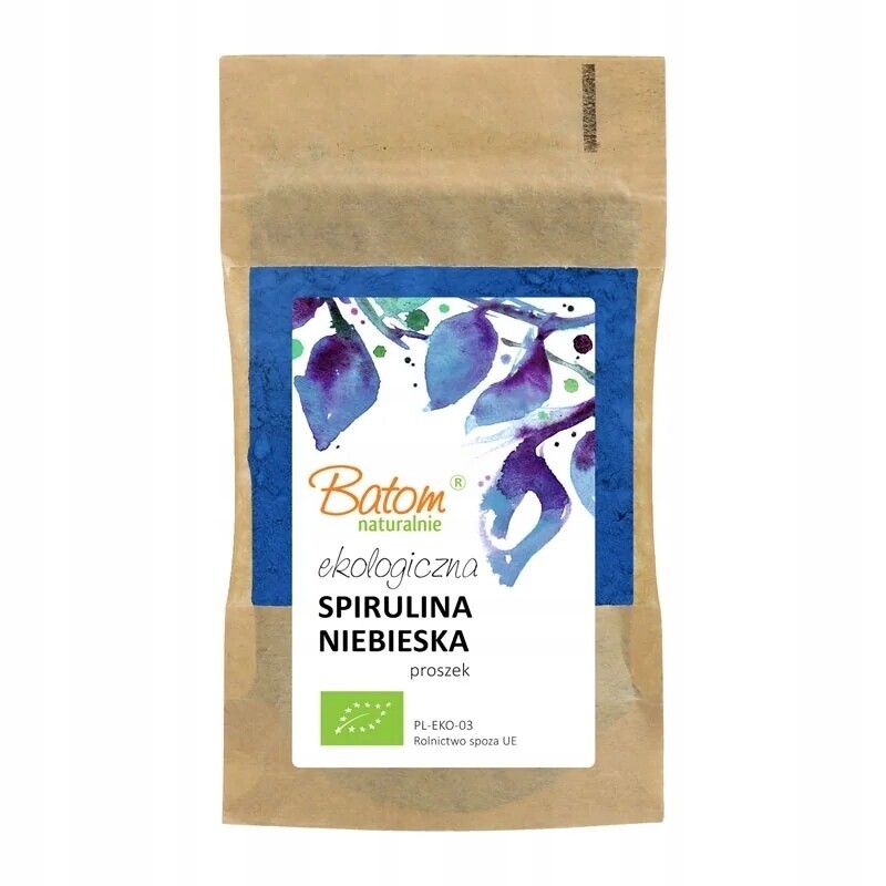 Spirulina modrý prášek 50 g Batom Bio