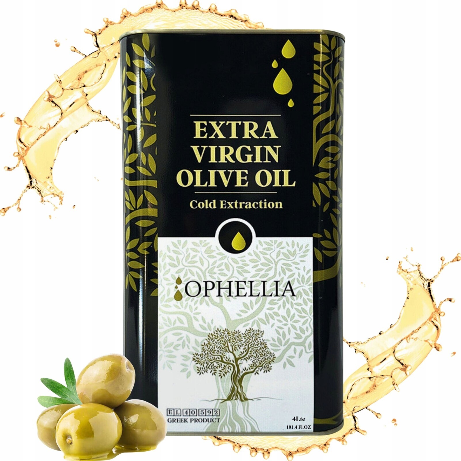 Extra panenský olivový olej 4L Řecká Ophellia Premium Extrakce za studena