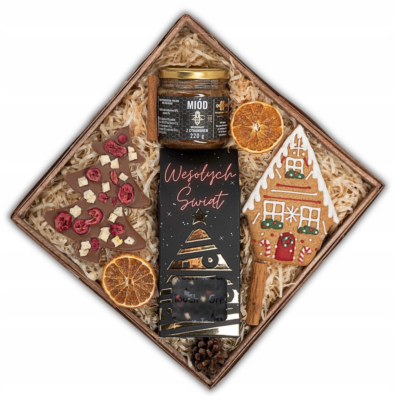 Dárek K Vánocům Sada Čaj Čokoláda Med Perník Vánoční Dárek