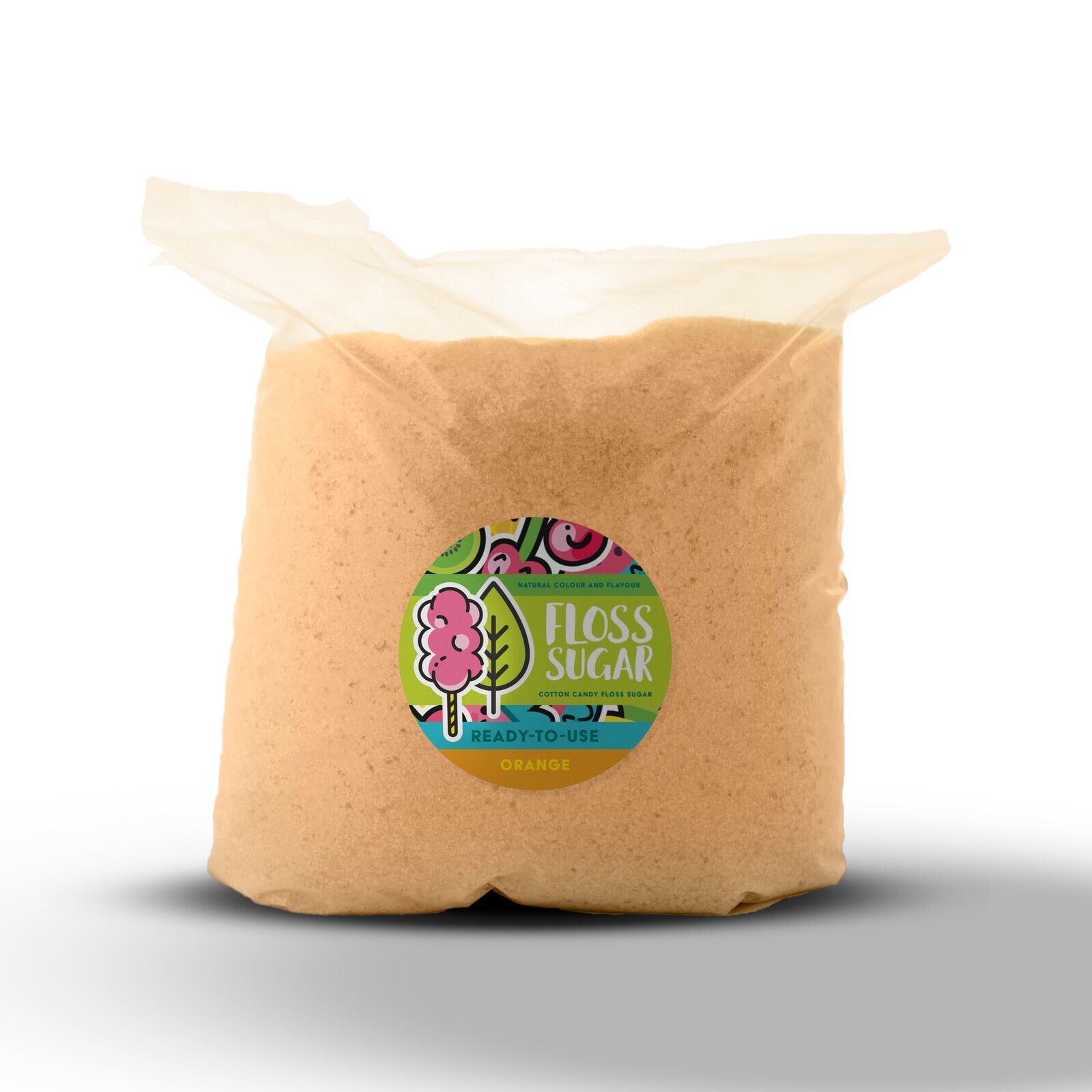 Přírodní Cukr na cukrovou vatu Pomeranč 5KG