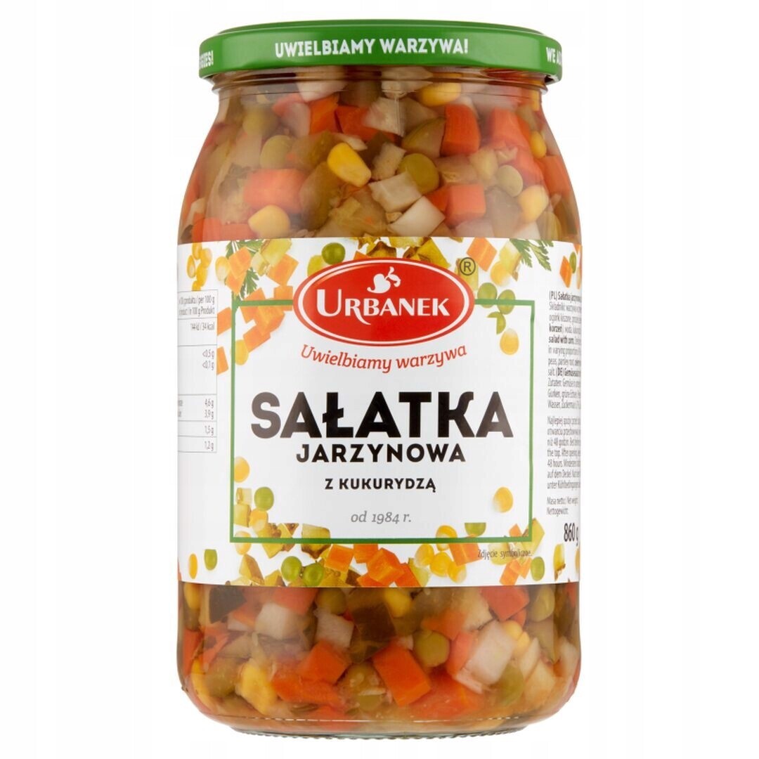 Urbanek Zeleninový salát s kukuřicí 860 g