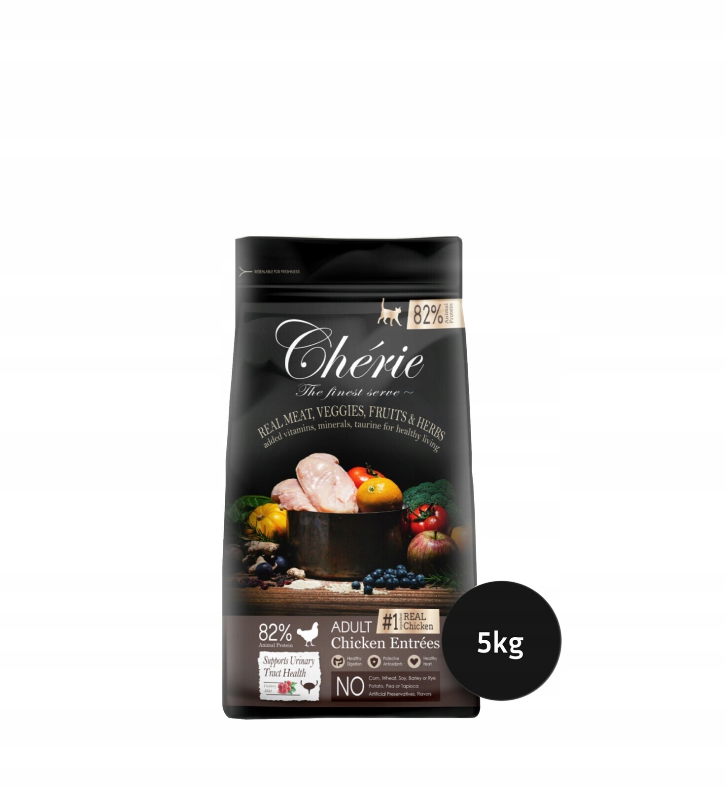 Cherie Premium Suché krmivo pro kočky adult Kuře 5 kg