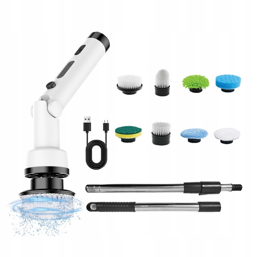 8V1 Elektrický Bezdrátový Mopovací Kartáč Pro Čištění A Péči