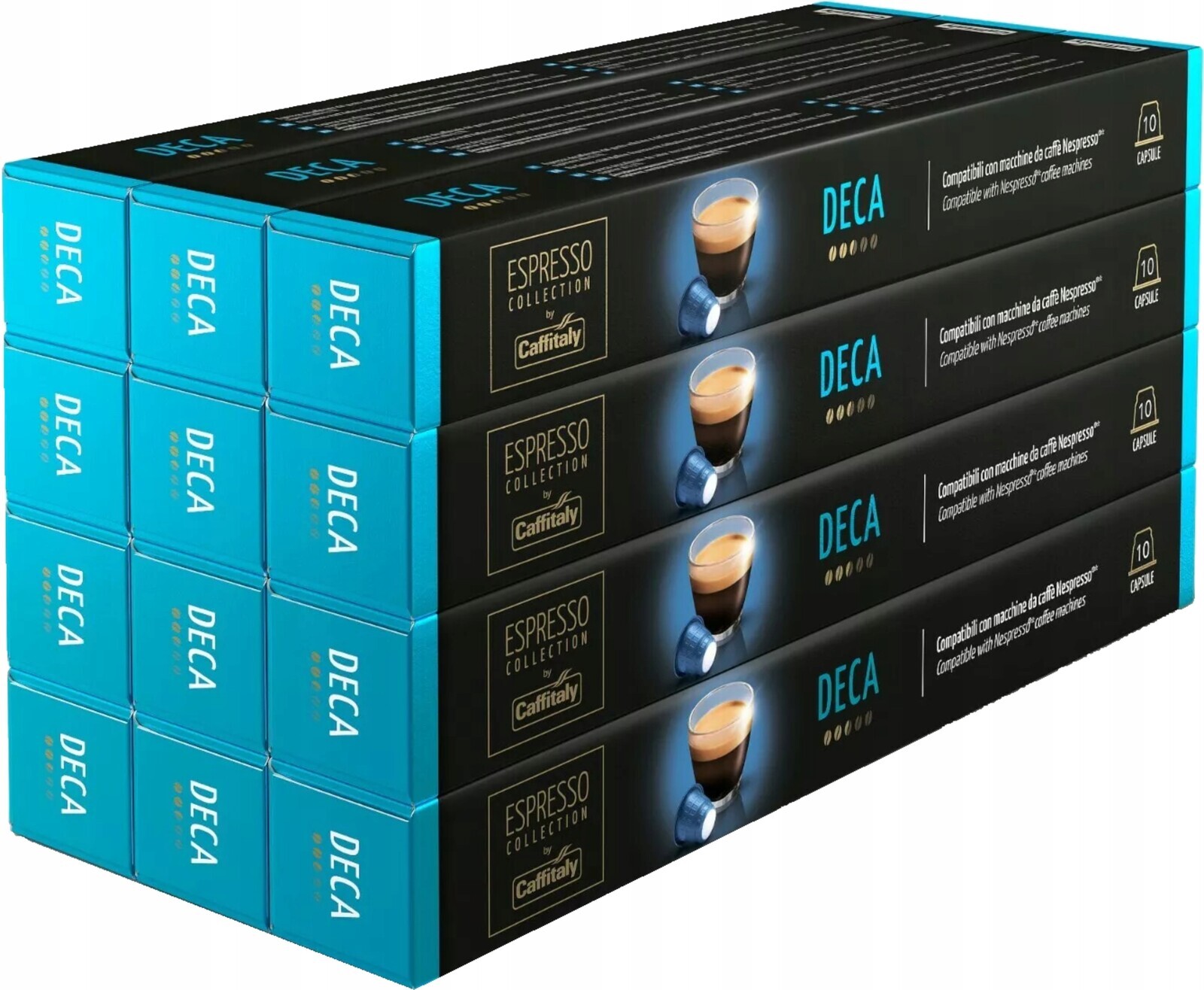 Kapsle pro Nespresso Caffitaly Deca 12 x 10 kusů Bez kofeinu