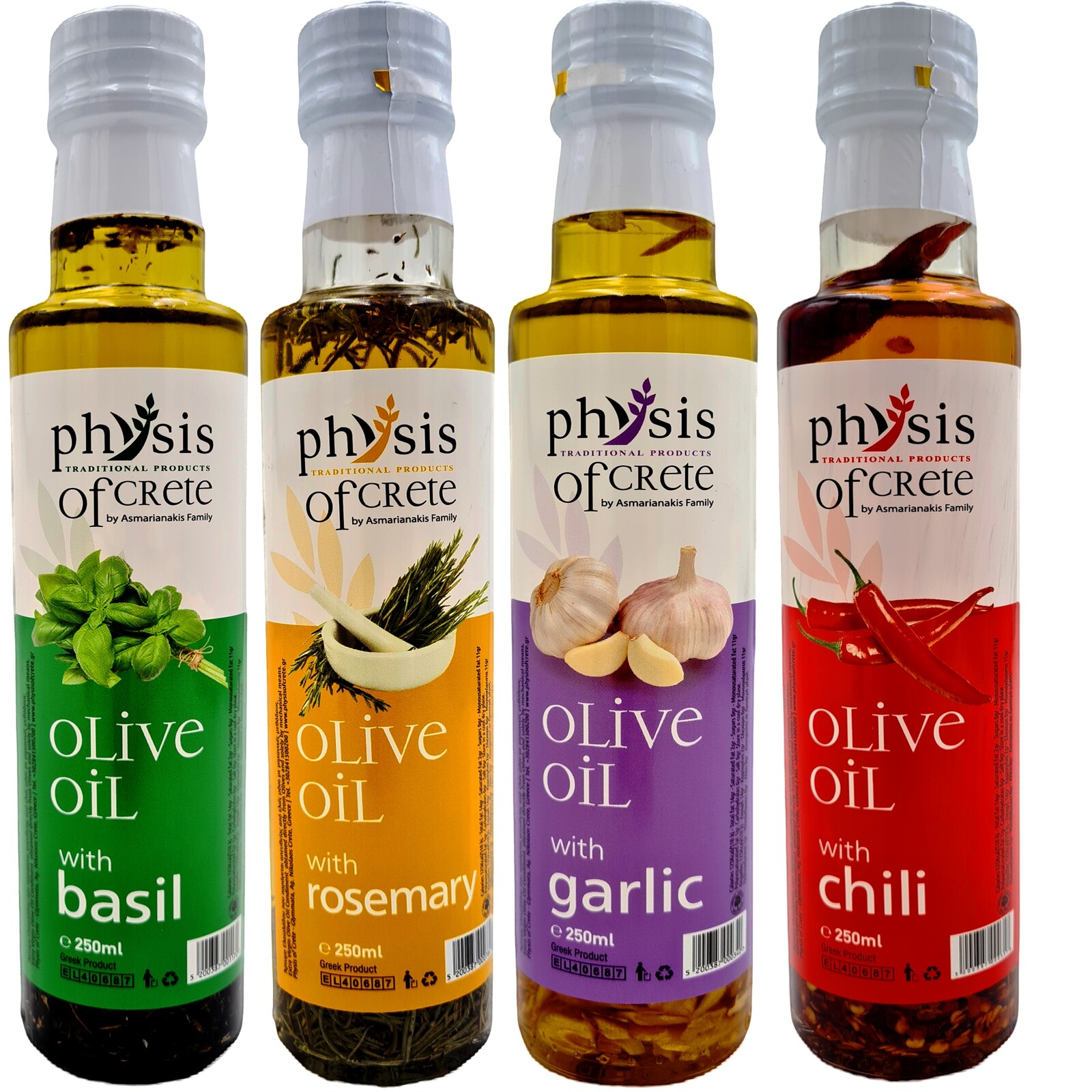 Sada 4 extra panenských chuťových z Řecka