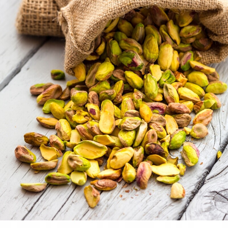 Loupané pistácie raw půlky 1 kg Írán