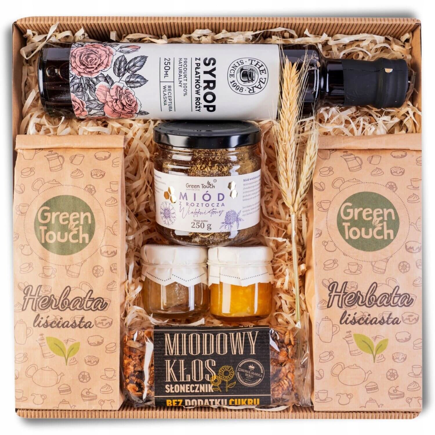 Dárkový Koš Sada Ovocných Čajů Sirup Z Konfiutury K Narozeninám Box