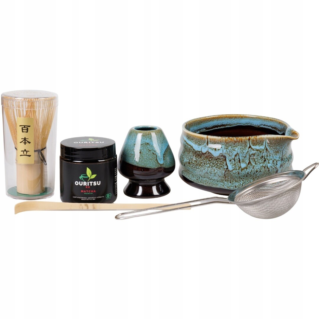Nami Premium Sada Matcha 30g Chasen Chashaku Matchawan Podstavec Sítko