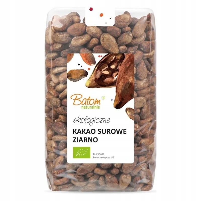 Kakaové surové zrno 1 kg Batom Bio