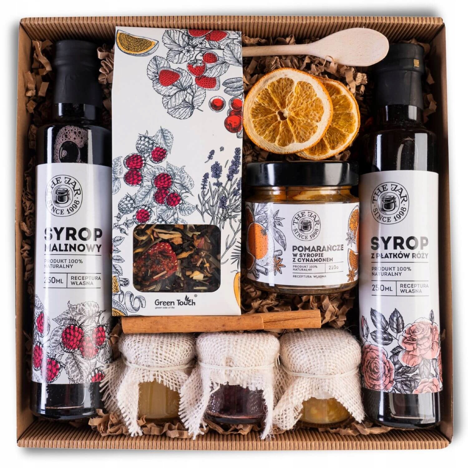 Dárkový Koš Sada Čaj Přetovry Sirup Džemy Dárek K Narozeninám