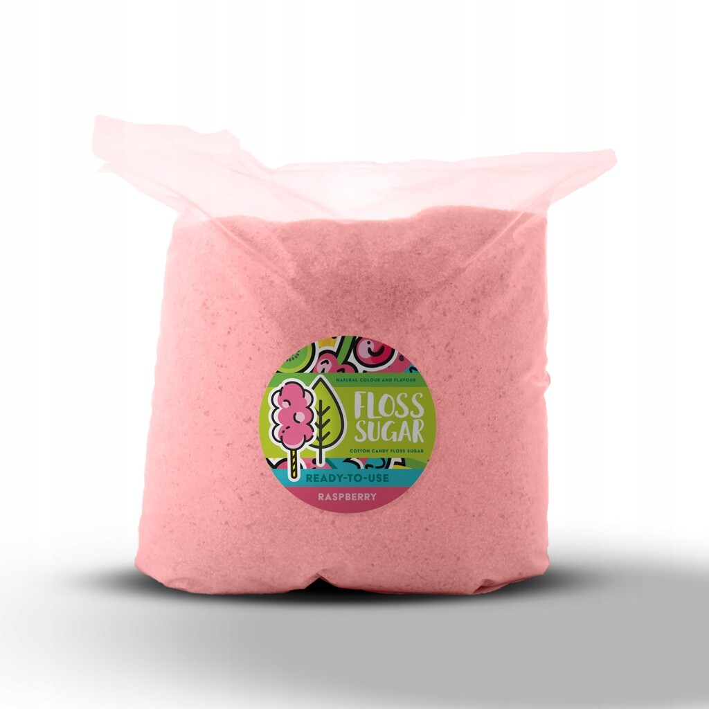 Přírodní Cukr na cukrovou vatu Malina 5 kg