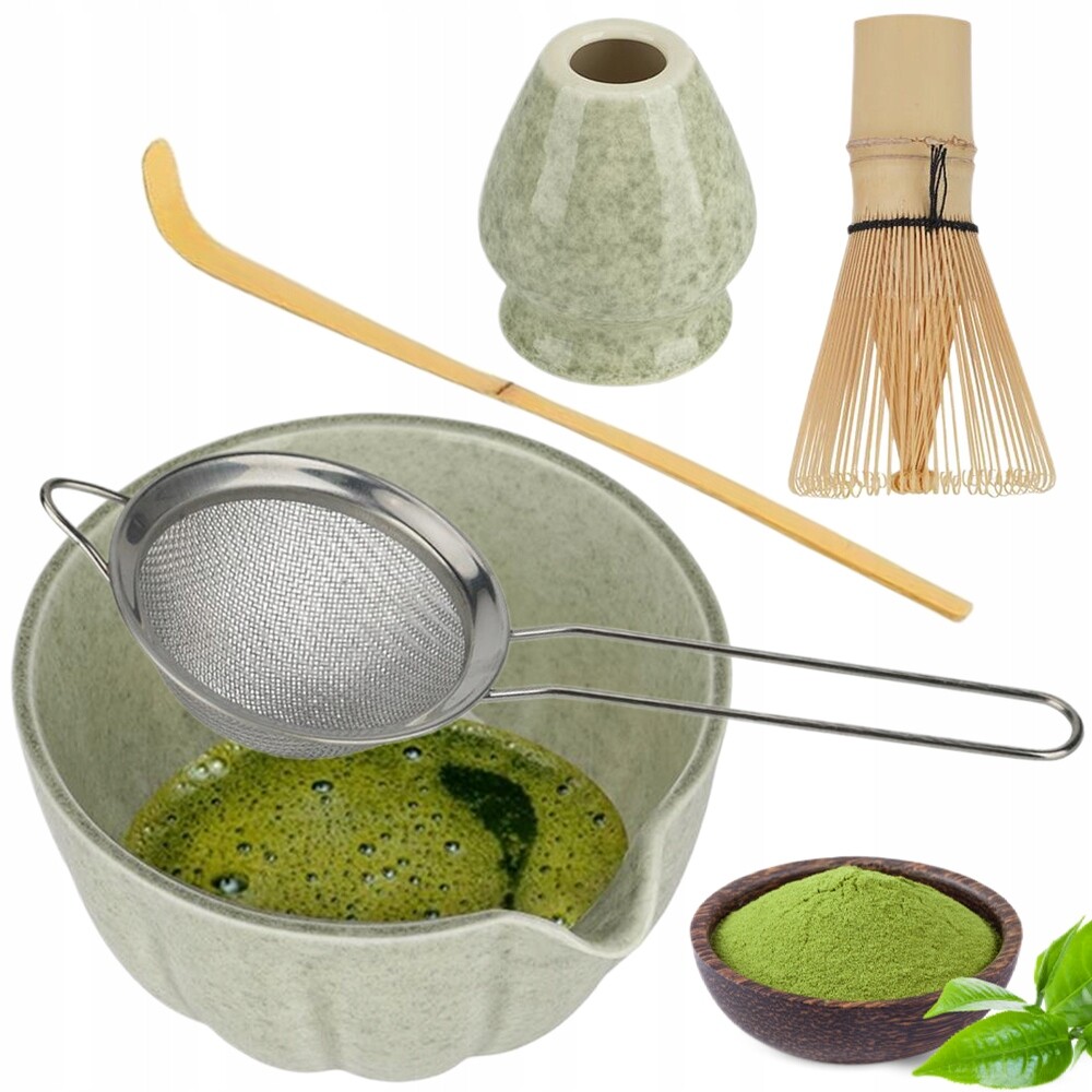 Sada na čaj Matcha Elements Sada na mixér Matcha Ideální Dárek