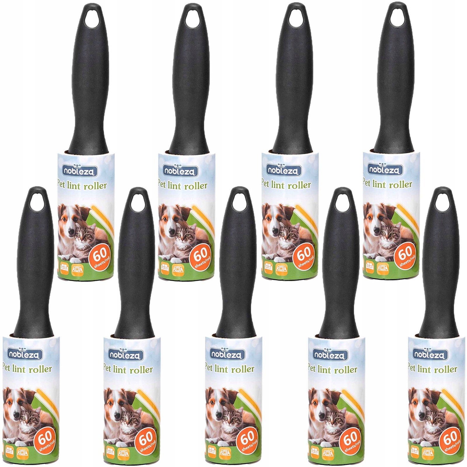 9 X Váleček Na Čištění Oblečení, Odstraňování Chlupů Psa Z Gauče A Koberce