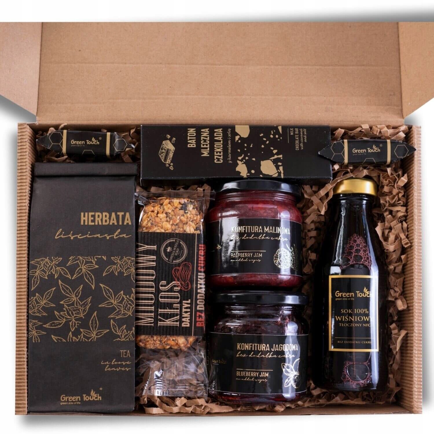 Dárková Sada Čaj Džemy Bez Cukru, Přírodní Krabička Na Narozeniny