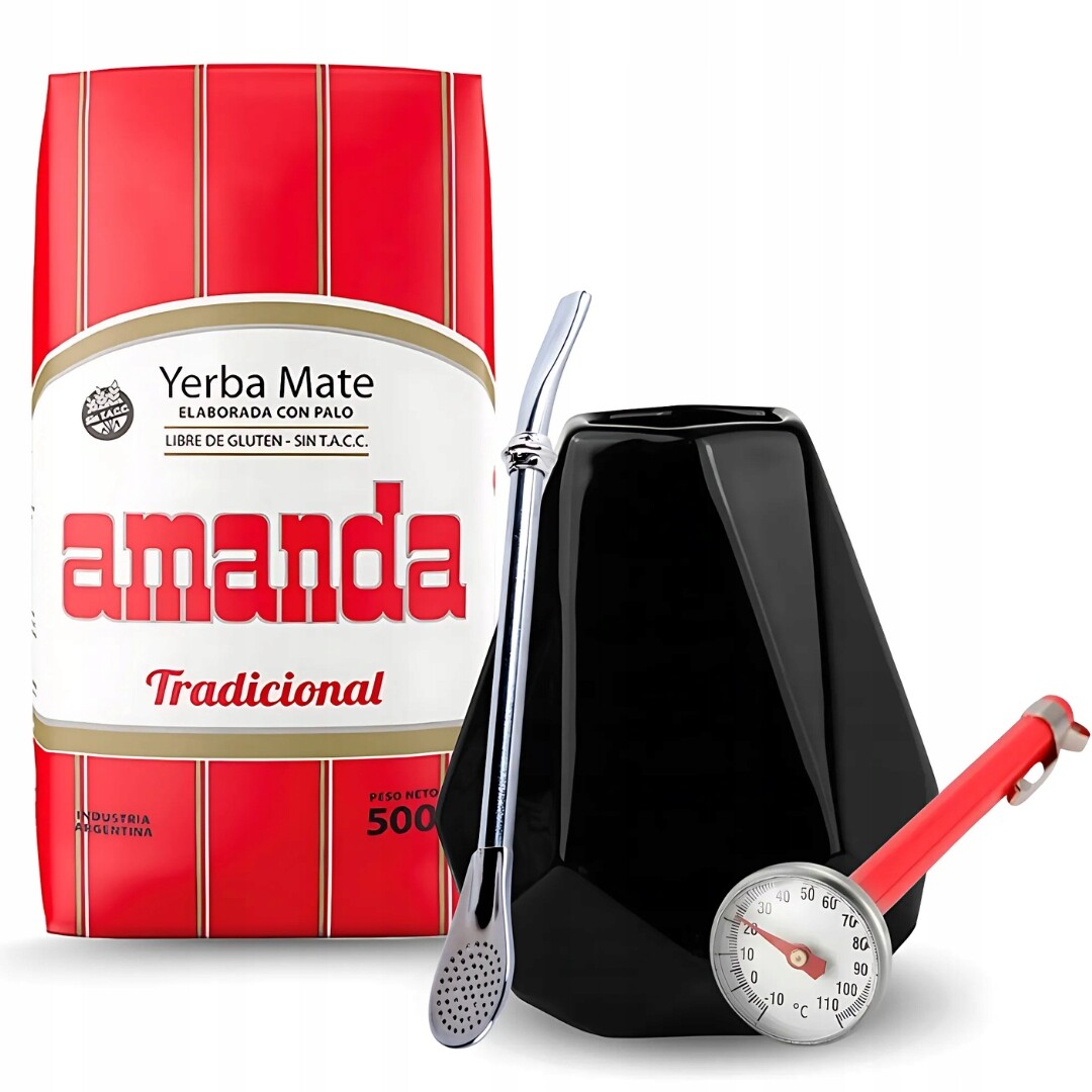Startovací Sada pro Yerba Mate Amanda Elaborada Tradicional Příslušenství