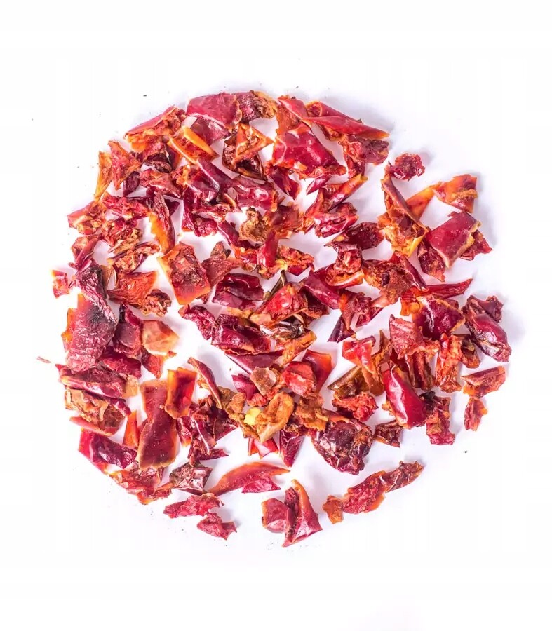 Paprika sladká červená vločka 5 kg sušená v vločkách sušené plátky