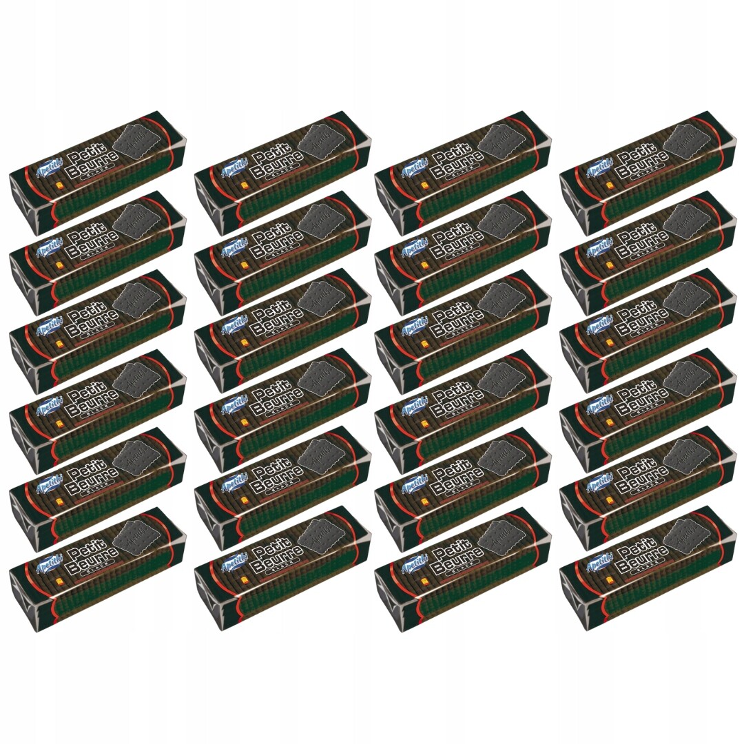 Apetitky Sušenky sušenky Petit Beurre black 200 g x 24 kusů