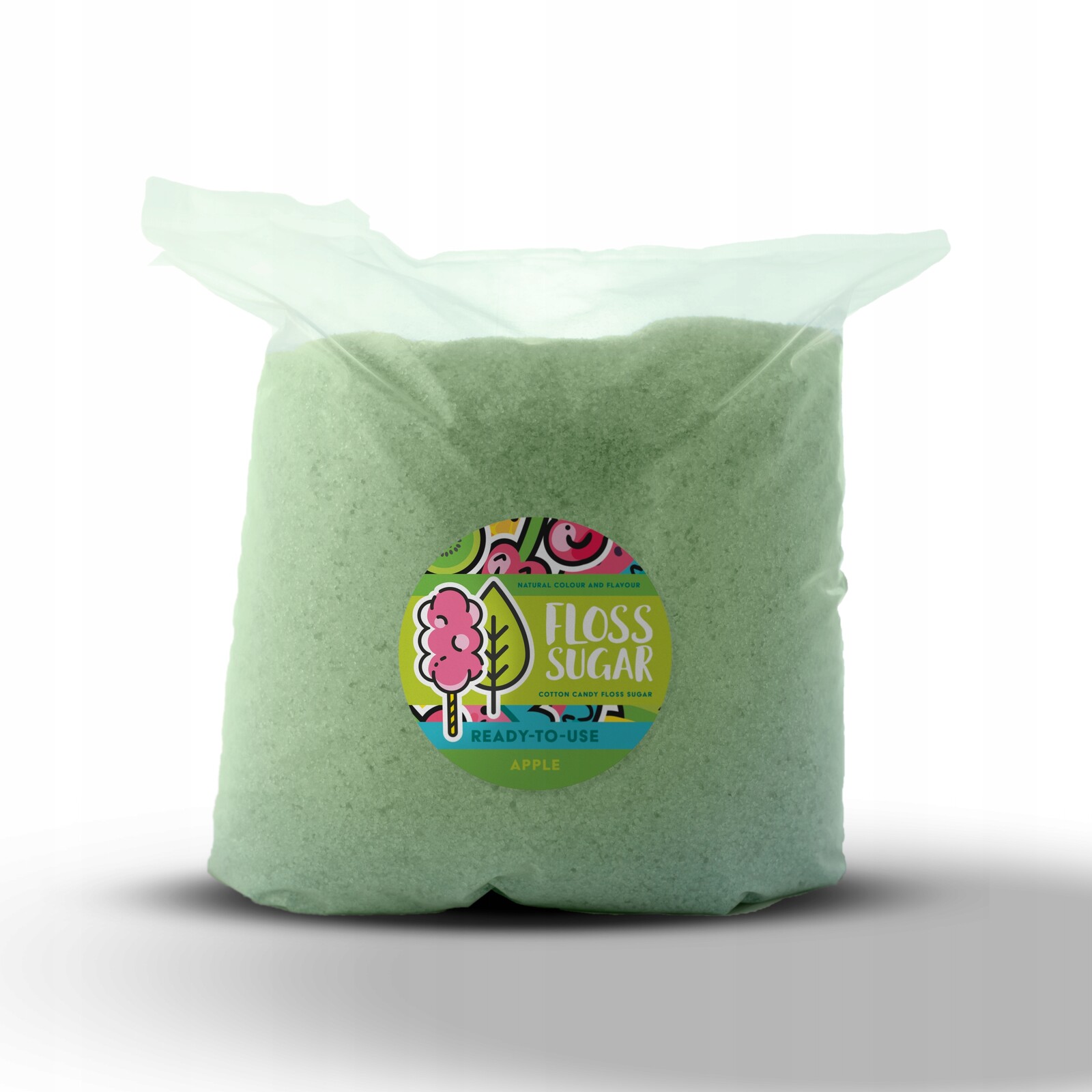 Přírodní Cukr na cukrovou vatu Jablko 5KG