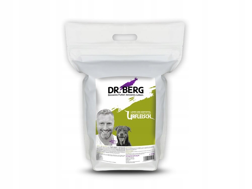Dr.Berg Urfleisch jehněčí s bramborami pro dospělé psy 5 kg