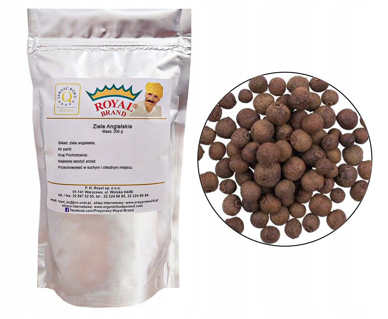 Nové Koření Zrno 1 kg Aromatická Kvalita