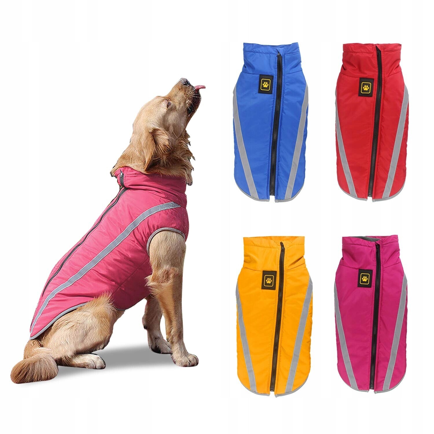 Petcute Vodotěsná bunda pro psy střední velikosti