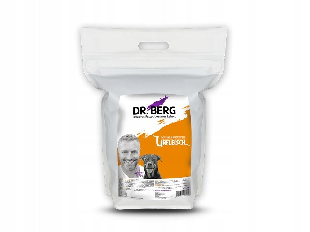 Dr. Berg Urfleisch – kachna s batáty pro dospělé psy 5 kg