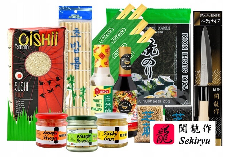 Sada na výrobu sushi XL s nožem Petty knife