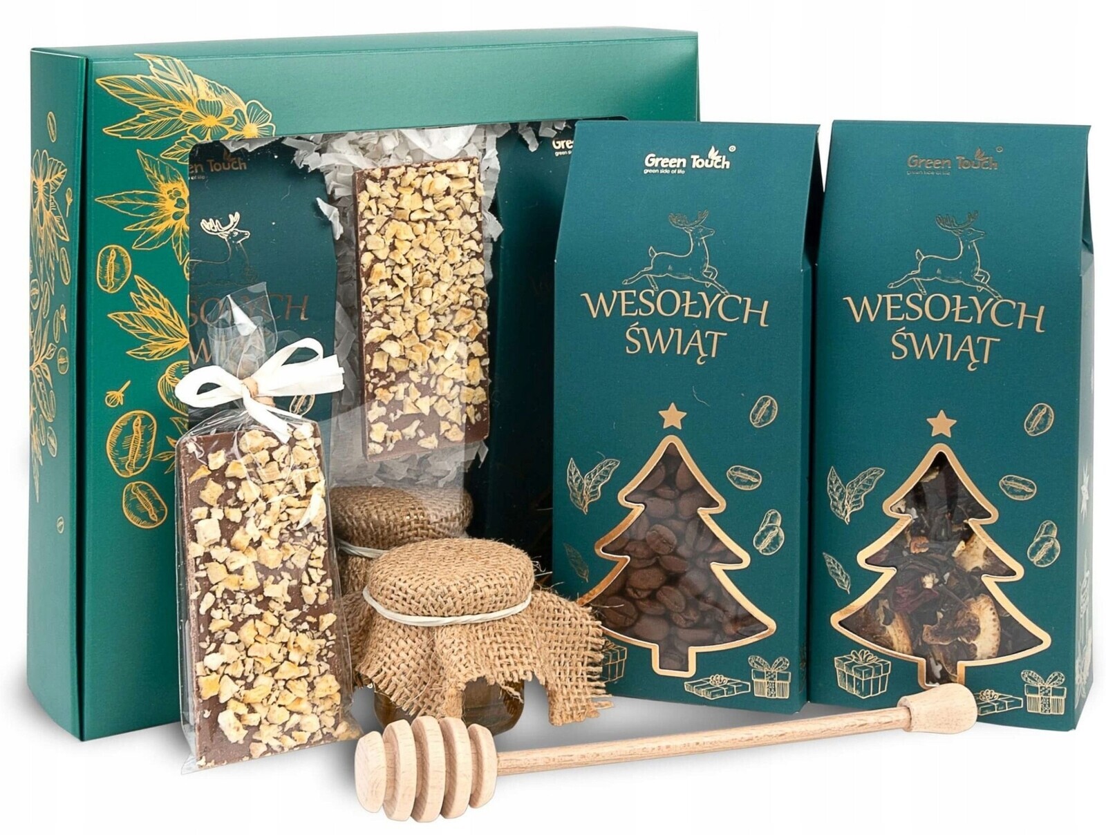 Dárková Sada Na Vánoční Čaj Káva V Ozdobné Dárkové Krabičce