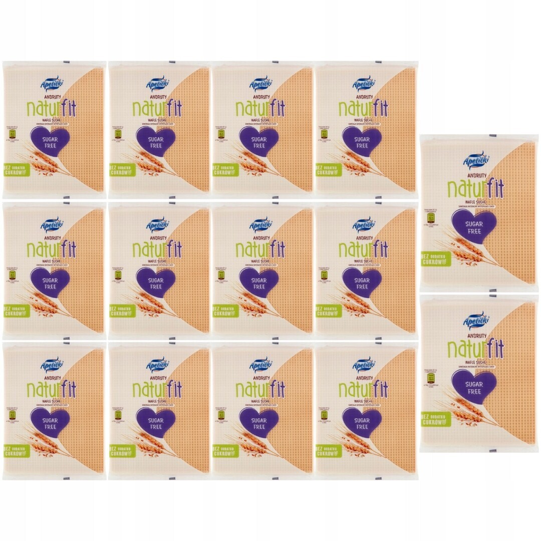 Apetitky Naturfit Andruty suché vafle 160 g x 14 kusů