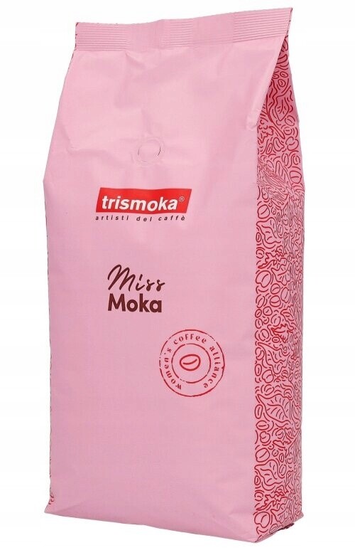 Káva zrnková do kávovaru Trismoka Miss Moka 1 kg italská 100% arabica