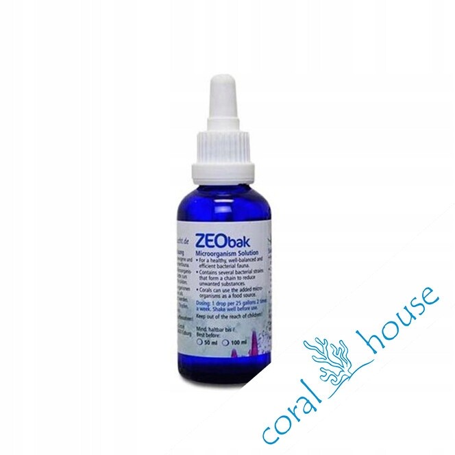 Korallen Zucht Zeobak 100 ml Bakterie do mořského akvária