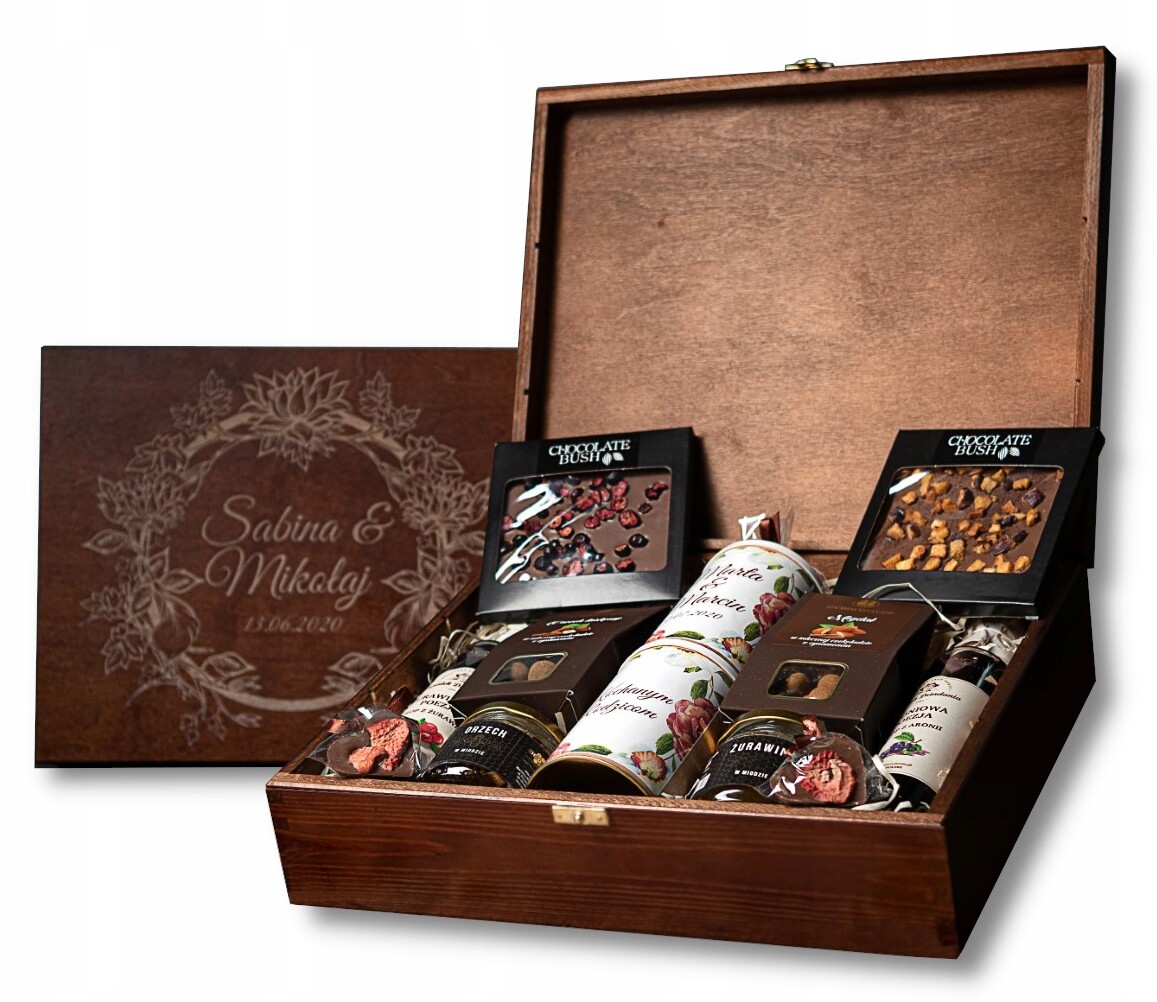 Dárková Krabička Velký Dárek Deluxe Set Čaj Káva Narozeniny Svatba