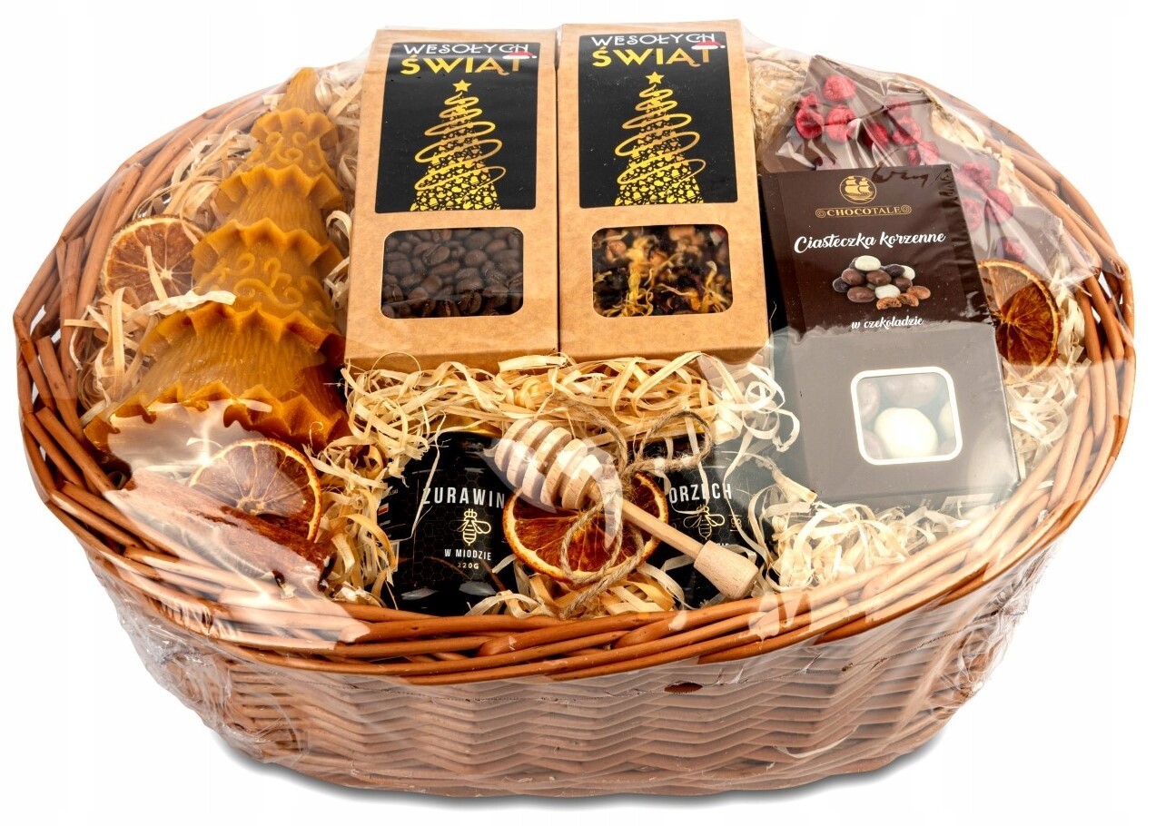 Sada Čaj Vánoční Dárek Velký Dárkový Koš Na Vánoční Svíčku